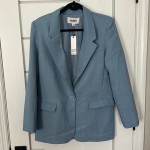 New BB DAKOTA blue oversized blazer S